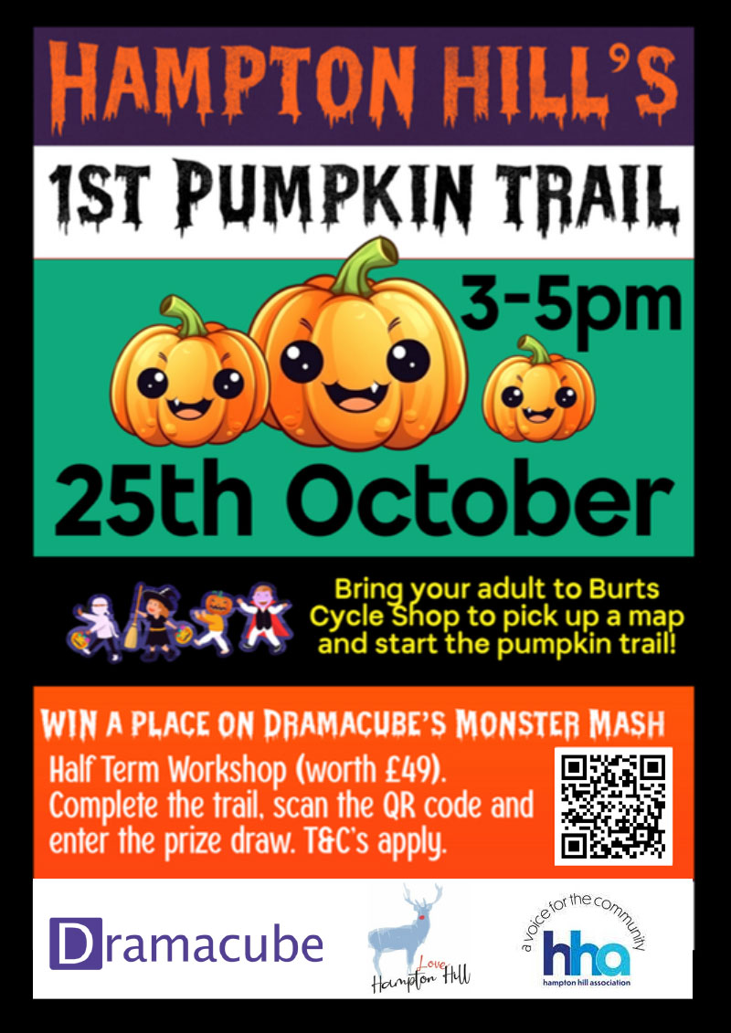 Hampton Hill Pumpkin Trail 2025 poster